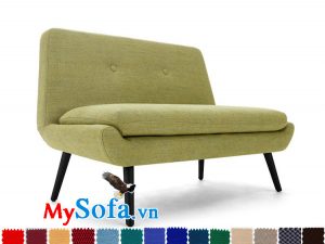 Ghế sofa văng đơn thanh mảnh chân gỗ cao MyS-1910624