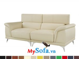 Mẫu ghế sofa da văng MyS-1910717 hiện đại, nhỏ gọn
