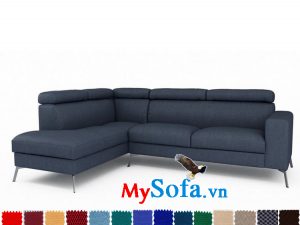 Ghế sofa nỉ đẹp dạng góc MyS-1910897