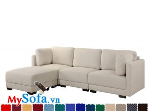 Ghế sofa dạng góc bọc nỉ cao cấp