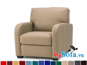 sofa đơn chất liệu da bền đẹp MyS-1910867