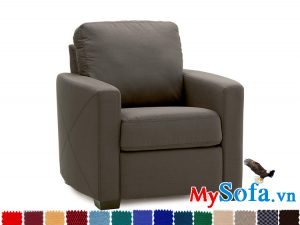 sofa đơn nhỏ xinh chất liệu nỉ MyS-1910848