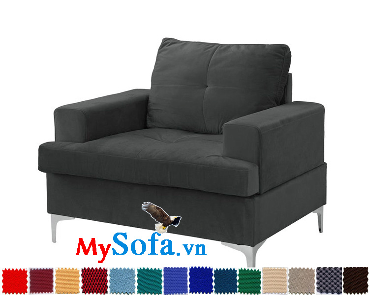 Ghế sofa đơn dạng nỉ đẹp MyS-1910801