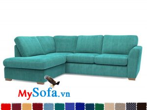 Sofa góc chất liệu nỉ bền đẹp MyS-1910878