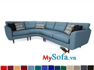 Sofa nỉ dạng góc cho phòng khách sang trọng MyS-1910893