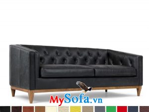 sofa văng MyS-1910646 với màu đen sang trọng