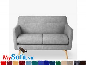 Văng nỉ sáng màu 2 chỗ ngồi chân gỗ MyS-1911511
