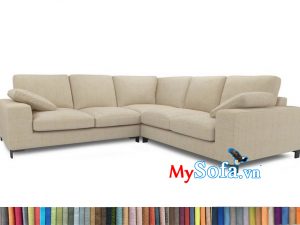 bộ sofa góc nỉ màu kem MyS-1911630