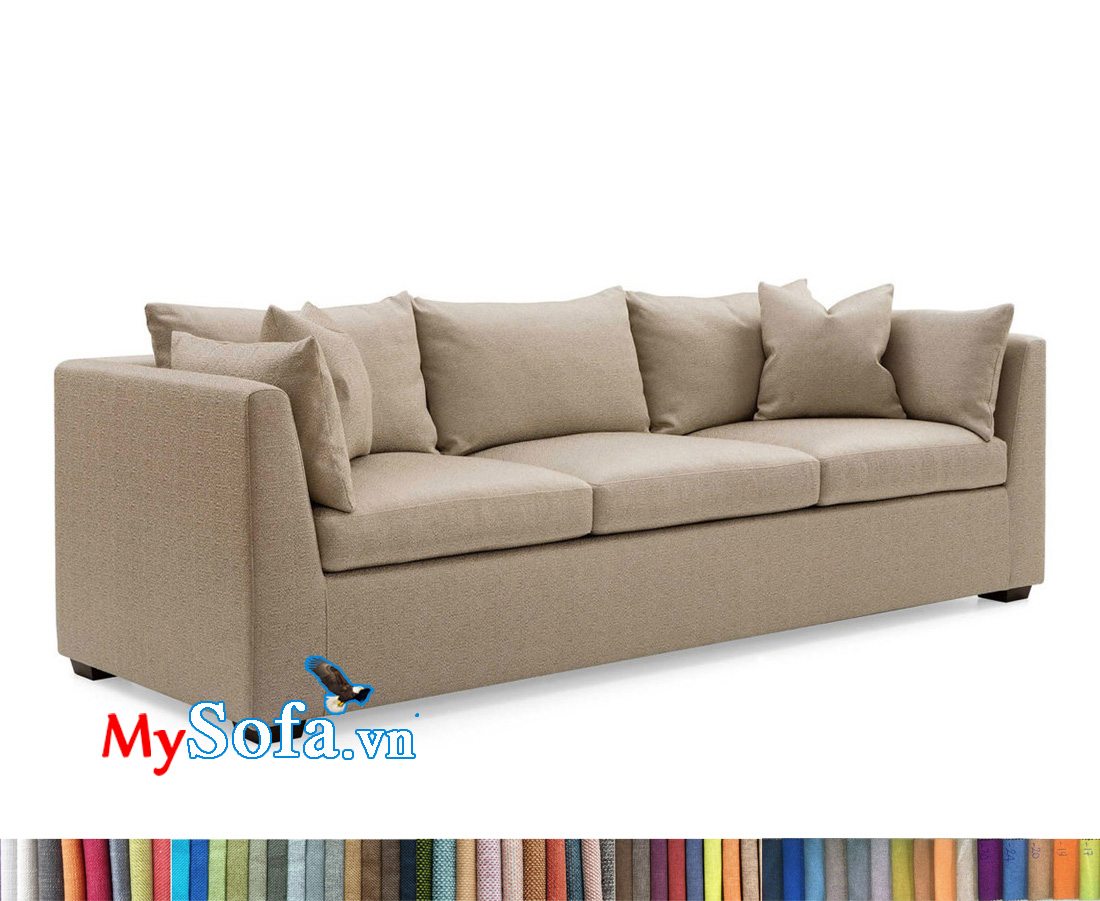 Ghế sofa văng dài 2m chất liệu nỉ