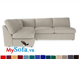 Ghế sofa góc nỉ không tay vịn MyS-1911946