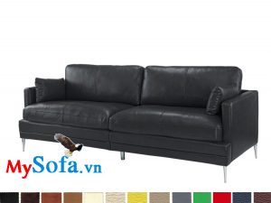 Sofa da văng màu đen đẳng cấp và sang trọng MyS-1910700