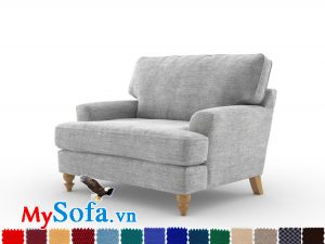 sofa đơn chất nỉ kiểu dáng đẹp mắt MyS-1911569