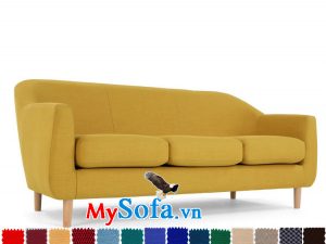 sofa văng 3 chỗ màu vàng trẻ trung tươi sáng MyS-1910623