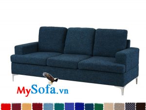 sofa văng chất nỉ 3 chỗ ngồi cực sang MyS-1910695