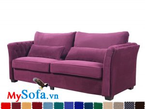 sofa văng màu tím cho quán karaoke MyS-1910680