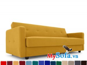 sofa văng màu vàng chanh tươi trẻ MyS-1910650