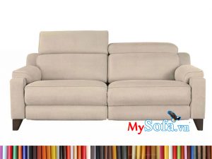 sofa văng da màu kem MyS-1911663