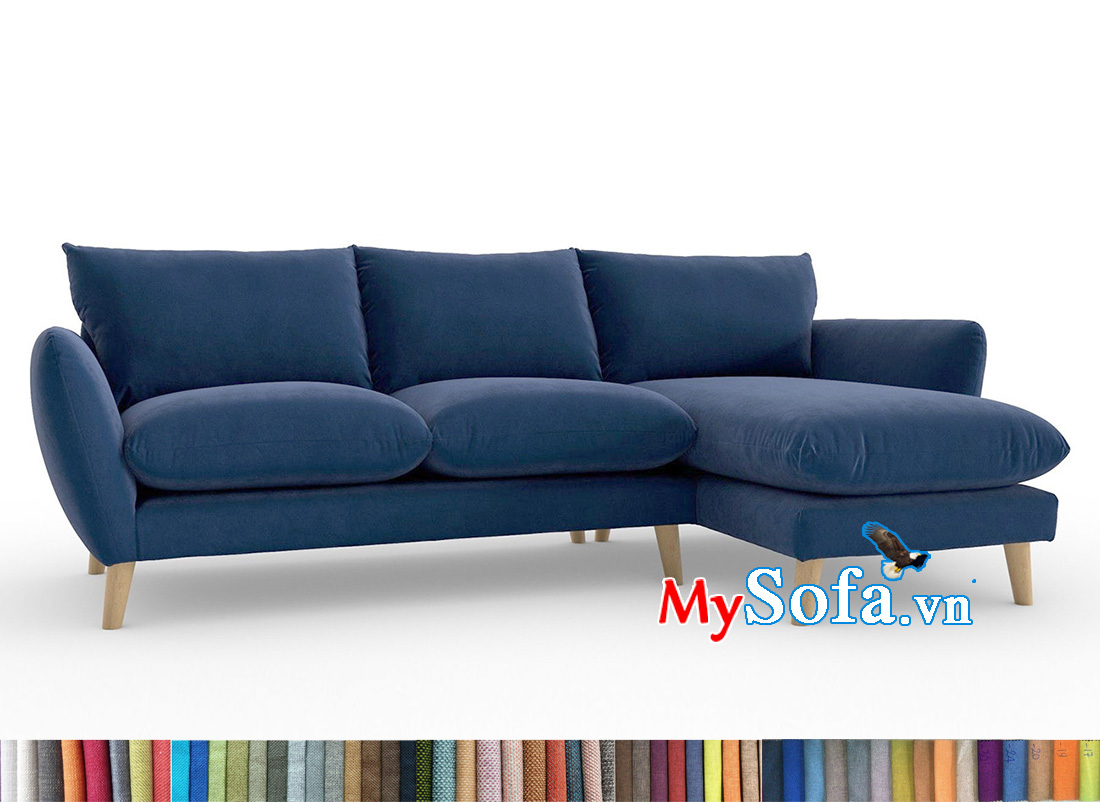 bộ sofa góc xanh navy MyS-1911695