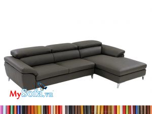 MyS-1912501 sofa da góc chữ L sang trọng