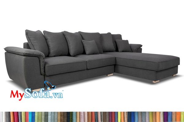 Mẫu sofa góc nỉ hiện đại MyS-1912502