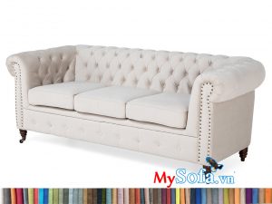 Sofa nỉ tân cổ điển MyS-1912538