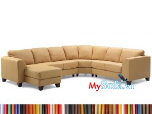 MyS-1912571 mẫu sofa góc da sang trọng