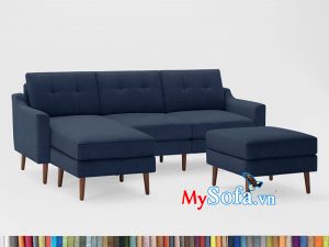 Bộ ghế sofa nỉ dạng góc mới MyS-1912302