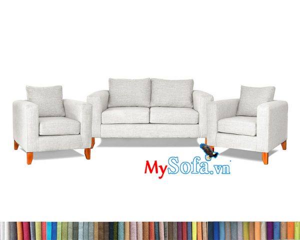 bộ ghế sofa nỉ đẹp kê phòng khách hiện đại MyS-1912449