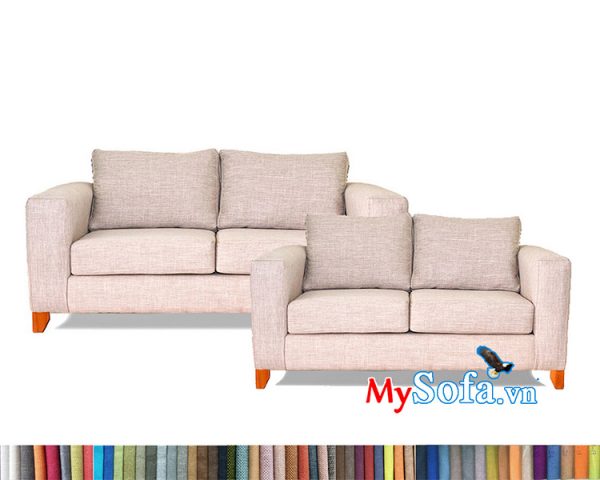 Bộ sofa nỉ MyS-1912452 kê phòng khách hiện đại