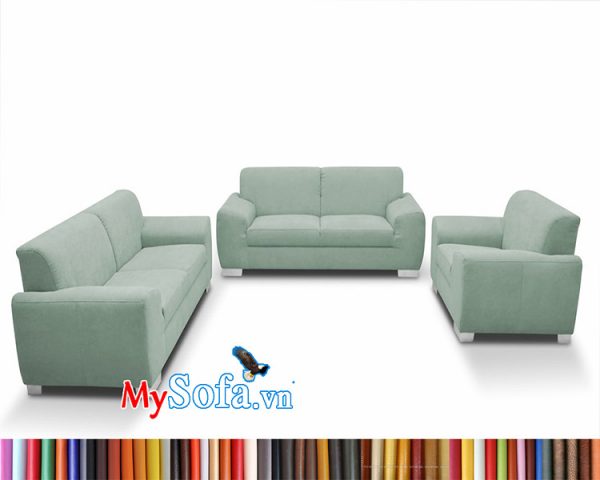 Bộ sofa nỉ MyS-1912356 màu xanh ngọc