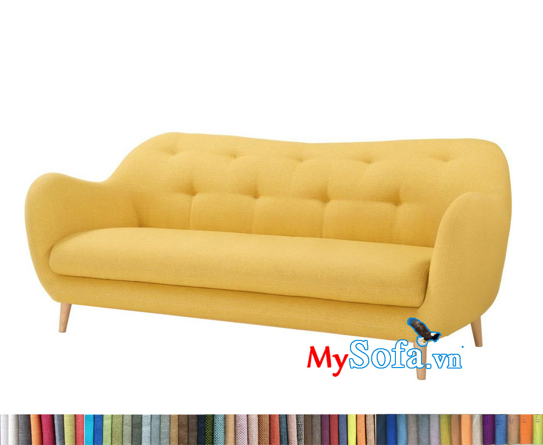 Ghế sofa nhỏ đẹp màu vàng