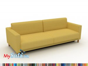 Ghế sofa văng nỉ màu vàng MyS-1912343