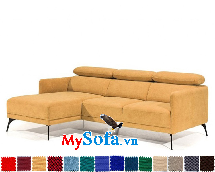 Hình ảnh mẫu ghế sofa màu vàng đậm