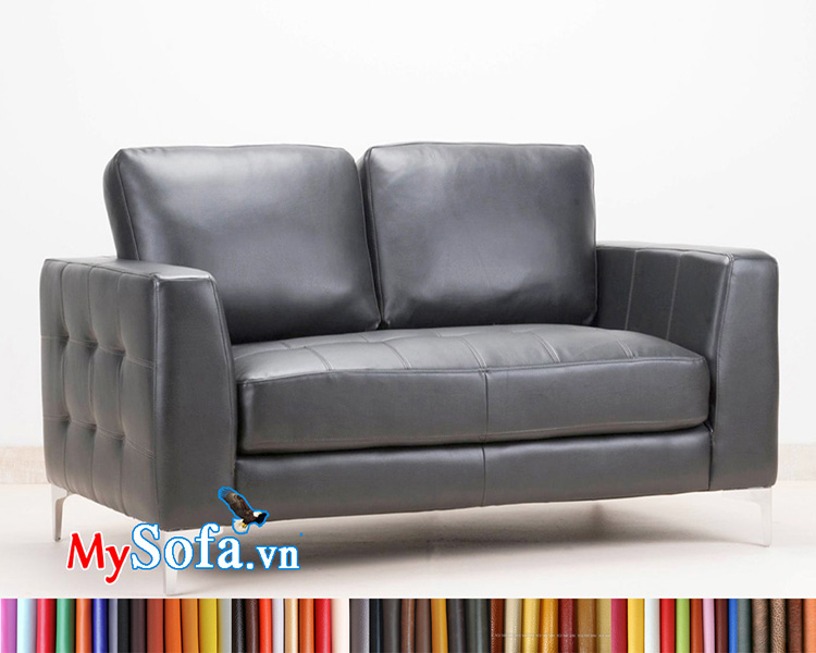 sofa da nho mini MyS-1912440 mau den sang trong