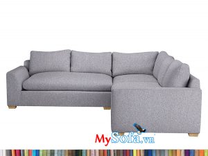 MyS-1912116 Sofa góc chất nỉ đẹp