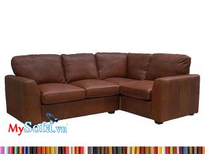 MyS-1912132 mẫu sofa da góc chữ L đẹp