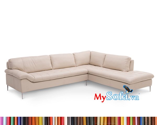 MyS-1912196 ghế sofa da góc chữ L
