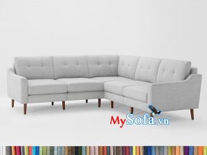 Bộ sofa góc nỉ đẹp cho nhà chung cư MyS-1912290