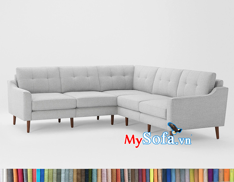 Bộ sofa góc nỉ đẹp cho nhà chung cư MyS-1912290