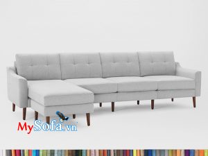 Mẫu ghế sofa góc nỉ đẹp MyS-1912294