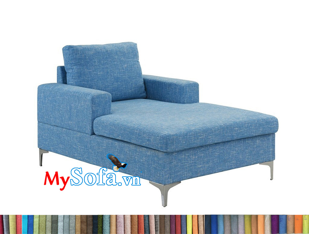 Ghế sofa giường nằm 1 chỗ màu xanh
