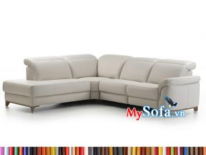 Ghế sofa góc MyS-1912385 màu trắng sang trọng