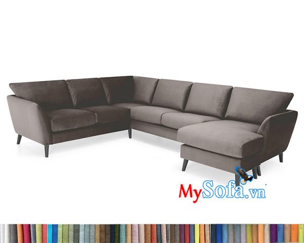 sofa góc chữ U kích thước lớn