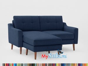 Ghế sofa góc mini MyS-1912317 màu xanh lam nhã nhặn