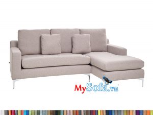 Ghế sofa góc nỉ màu kem MyS-1912372