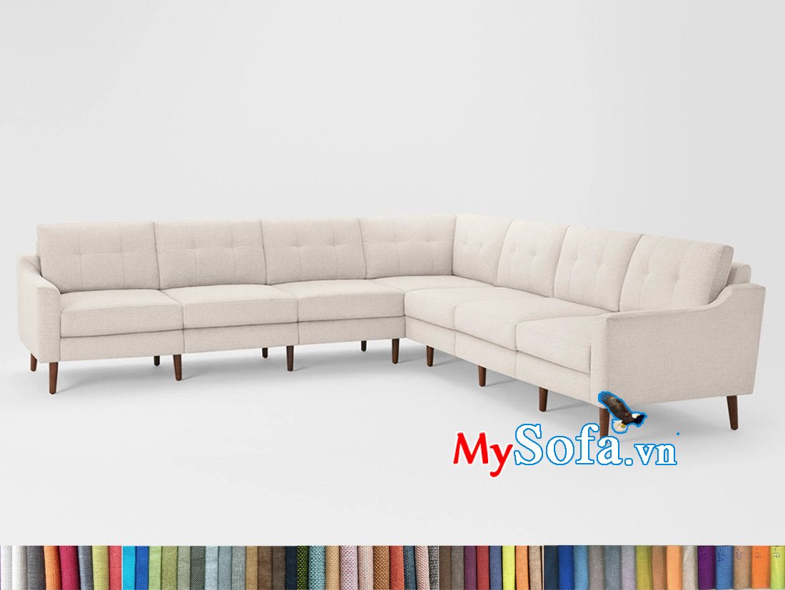 Hình ảnh mẫu ghế sofa góc kích cỡ lớn