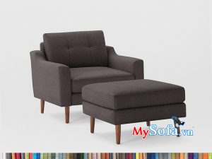 Ghế sofa đơn bọc nỉ ấm áp MyS-1912321