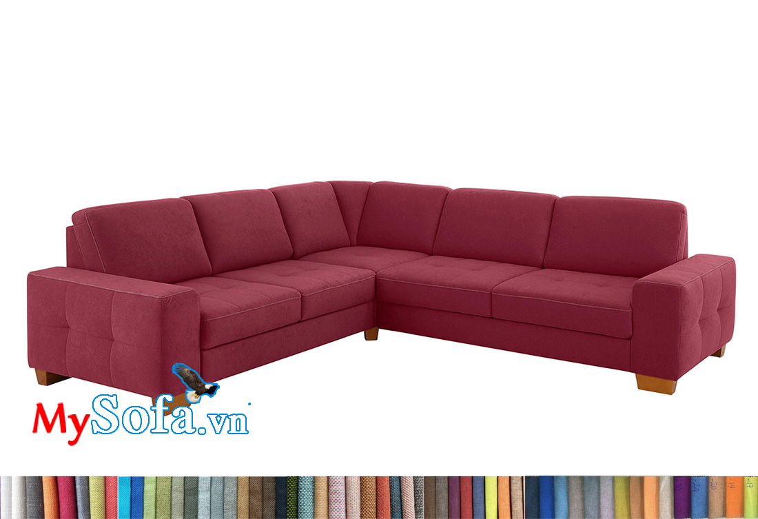 Mẫu ghế sofa đỏ thẫm