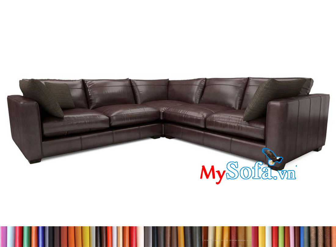 Ghế sofa màu nâu đen