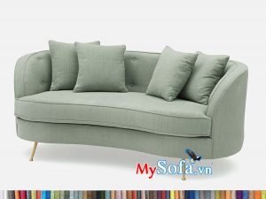 sofa nỉ hiện đại đẹp kê quán cafe MyS-1912334